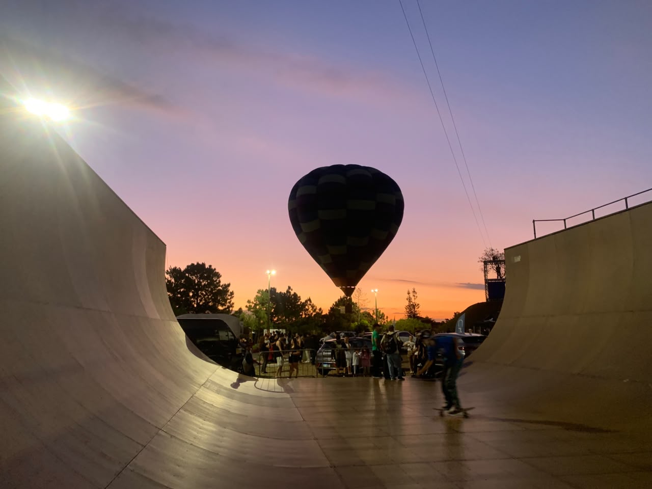 Preparação do balão