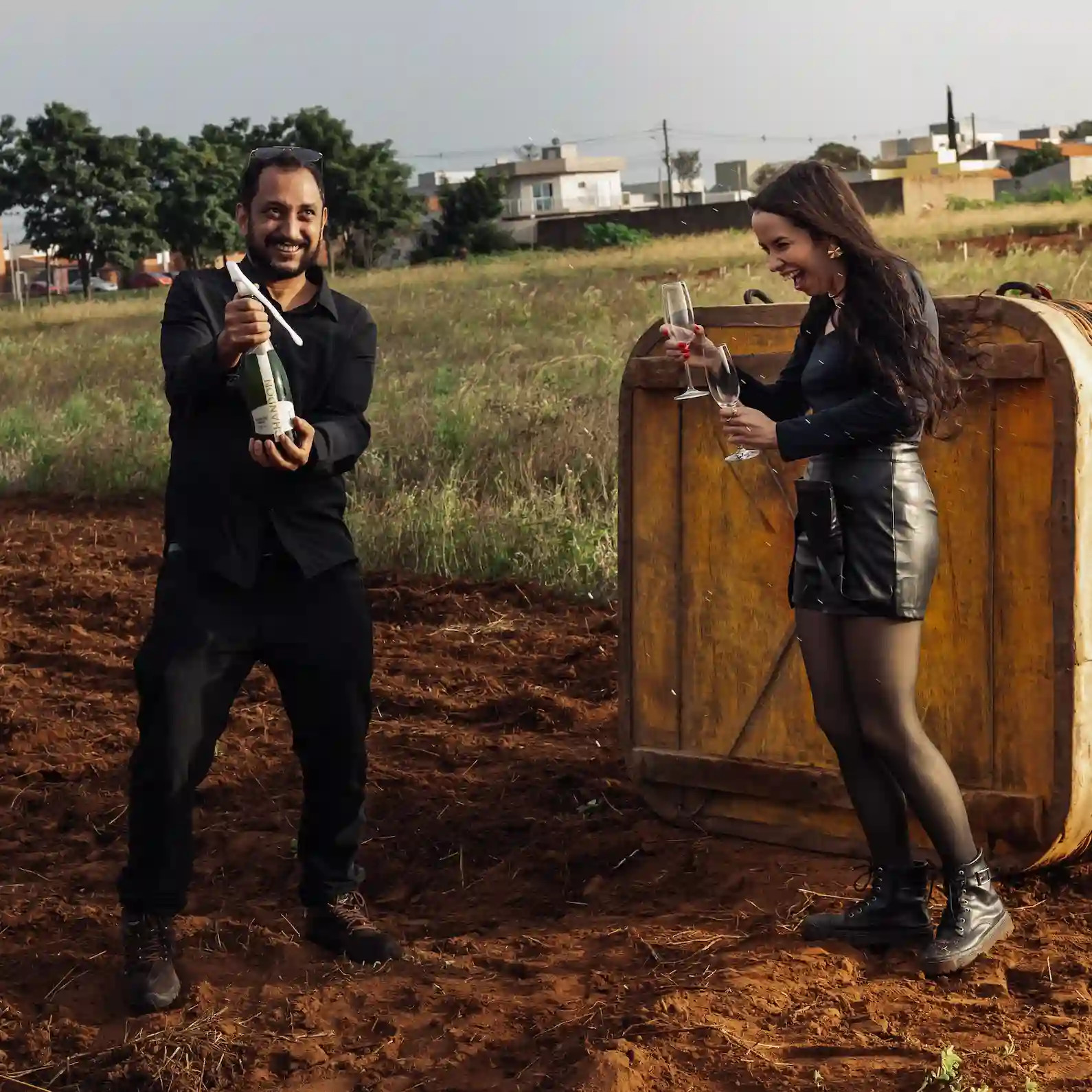 Momento do voo de balão 1